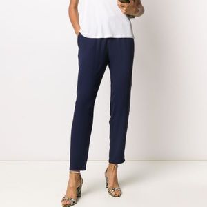 NWT Eileen Fisher Silk Cropped Trousers, xxs,xs